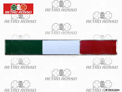 Bannière autocollant Italie émaillé (115mm x 15mm)