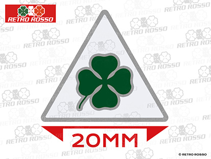 Mini-Autocollants Alfa Quadrifoglio Verde - Set de 10 (2cm)
