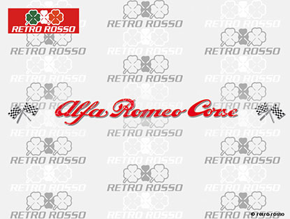 Autocollant pour pare-brise Alfa Romeo Corse 