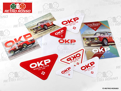 Set Autocollants OKP RACING CLUB (8 pièces)