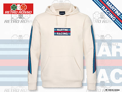 MARTINI RACING Hoodie Core Logo Cream S