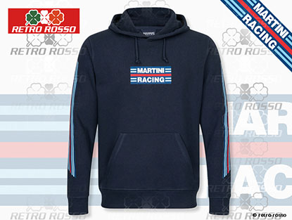 MARTINI RACING Hoodie Core Logo Navy M