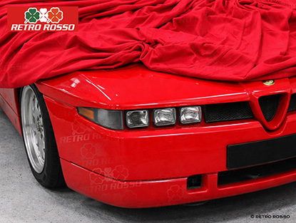 Housse Deluxe Satin Rouge ES30 SZ/RZ Zagato avec sac