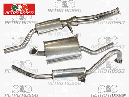 Silencieux intermédiaire INOX Fastback Spider