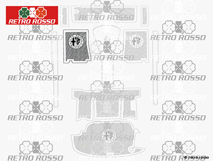Tapis en caoutchouc av gauche 750 / 101 Giulietta Spider
