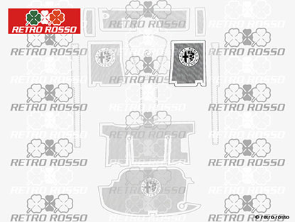 Tapis en caoutchouc av droite 750 / 101 Giulietta Spider