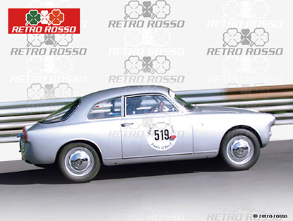 Enjoliveur 750 / 101 Giulietta Spider + Sprint INOX