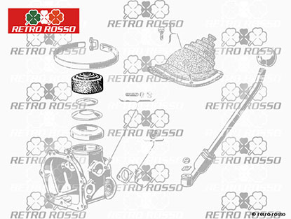 Soufflet caoutchouc petit 750 / 101 Giulietta 1. Serie