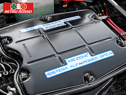 Jeu (6) écrous papillon pour filtre à air Alfa Montreal