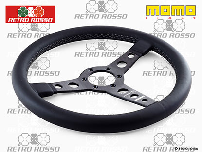 Volant en cuir  noir  MOMO 350mm  Prototipo CARBON