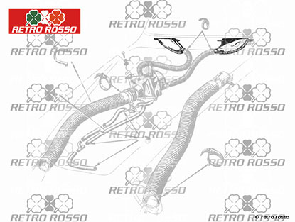 Buse pour chauffage sur pare-brise Giulietta Spider