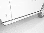 Chromes (2) bas de caisse 101 Giulietta Spider (154 cm)