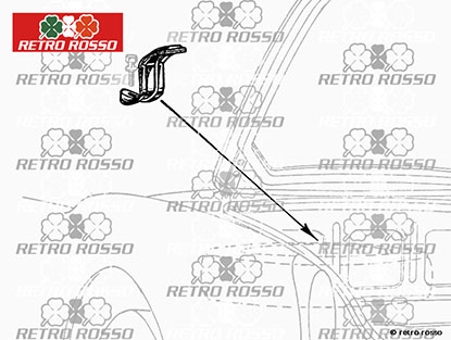 Fixation roue de secours 750 / 101 Spider