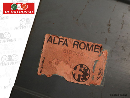 Capot coffre Alfasud 1. Serie originale NOS