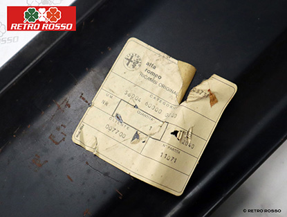 Face avant inférieure Alfasud Sprint originale NOS