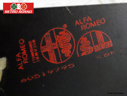 Paire déflecteurs lateral Spider 1983 - 89 originale NOS