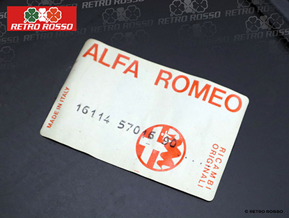 Capot coffre Alfa Romeo 75 originale NOS