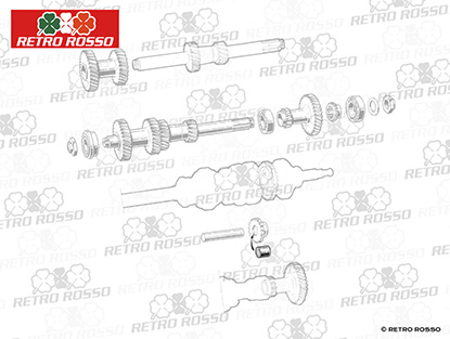 Silentbloc boîte de vitesses pour pignon MA 1300 - 2000 105