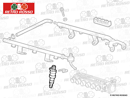 Injecteur Alfa Romeo V6 GTV/Spider (916) / 164 / 166