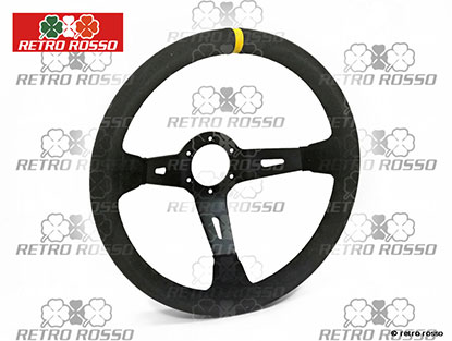 Volant Deep Corn Rally 350mm diamètre noir (90mm)