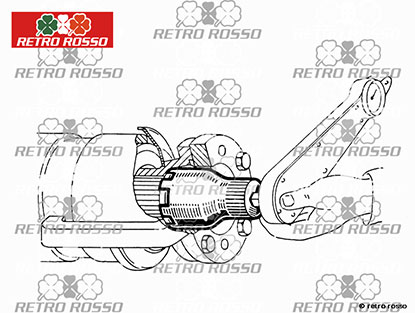 Outil spécial écrou pour différentiel 1300-1750cc 105