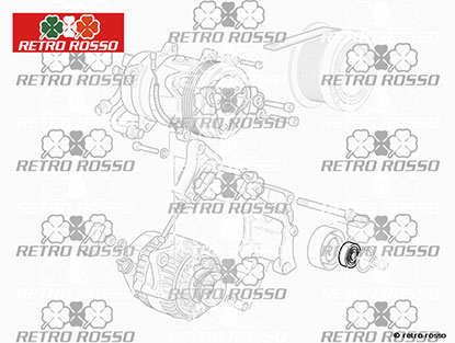 Palier pour poulie de renvoi Ferrari 355 / 456 / 550