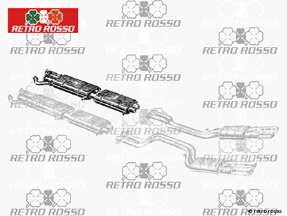 ANSA Silencieux interméd. sport Ferrari 365 GTC/4 2+2