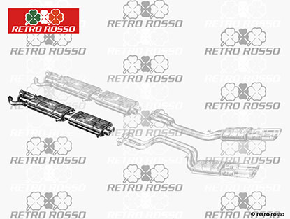 ANSA Silencieux interméd. sport Ferrari 365 GTC/4 2+2