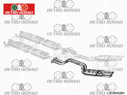 ANSA Silencieux arrière gauche Ferrari 365 GT/4 2+2