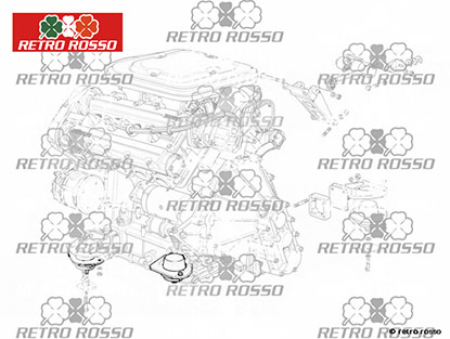 Suspension moteur droite / gauche Ferrari