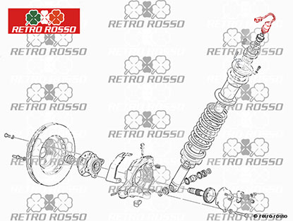Actuateur amortisseur Ferrari 355 / 456 / 550 / F50