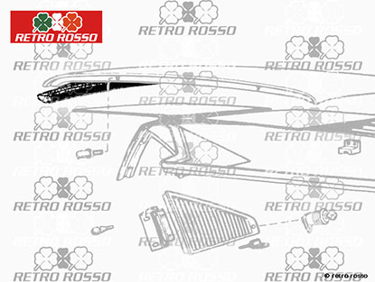 Jeu joints toit Targa Ferrari 208 / 308 / 328 GTS