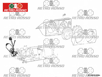 Moteur pour volet de phare droit Ferrari