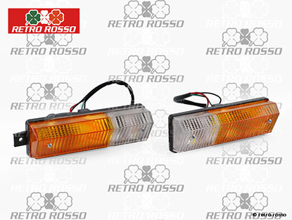 Set Clignotant avant  308 blanc / orange