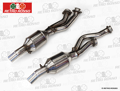 ANSA jeu (2) catalyseurs INOX Ferrari 550 Maranello