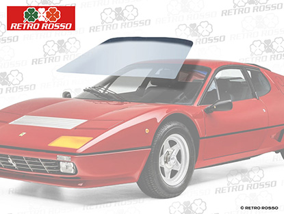 Pare-brise clair  Ferrari 365 GT4 BB / 512 BB / Antenne