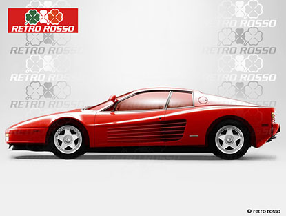 Jante avant aluminium Ferrari Testarossa Style 8,5x18