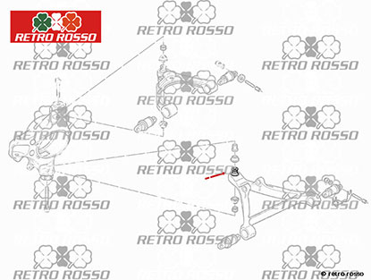 Rotule pivot direction bas Inox  360 / 430 / 599 / 612
