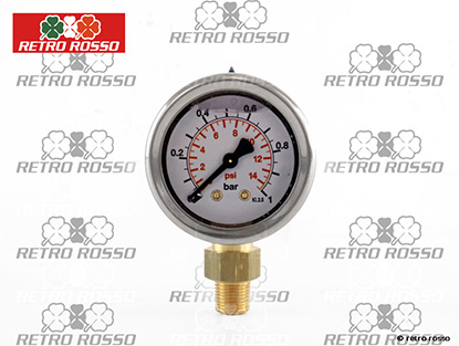 Fuel gauge 0 - BAR for Malpassi King Filter