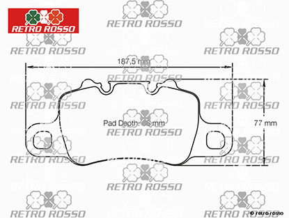 Plaquettes de frein arriere Pagid Sport S4925 RSL29