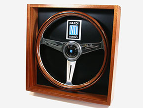 Nardi Classico Holz Lenkrad 360mm poliert mit Vitrine