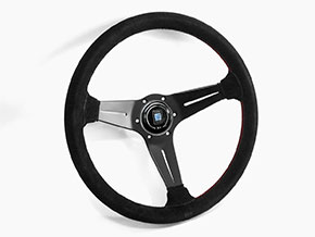 Nardi volant Deep Corn Rally 350mm daim noir