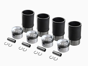 Jeu (4) chemises et pistons 1800cc 75 Turbo 80mm