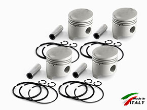 Jeu (4) pistons 1300cc 77,40mm (0,40) Lancia Fulvia