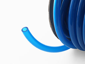 Tube essence 8 x 13mm (p. mètre)  transparent bleu