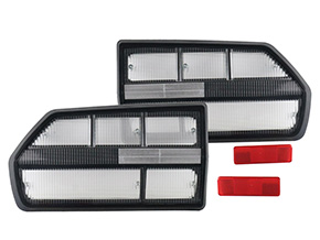 Cabochons feux arriere Alfa Romeo GTV4 / GTV6 blanc