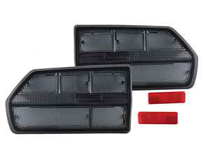 Jeu cabochons feux arriere Alfa Romeo GTV4 / GTV6 fumé