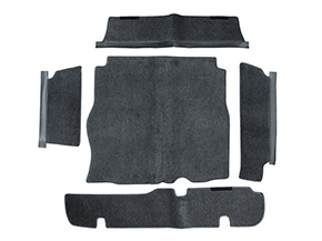 Moquette coffre velours Deluxe anthracite Montreal