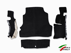 Moquette coffre noir velours Spider 1983 - 89 2000 IE