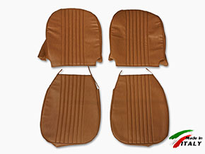 Coiffes siège avant skai marron 1300 GT Junior 1966 - 69